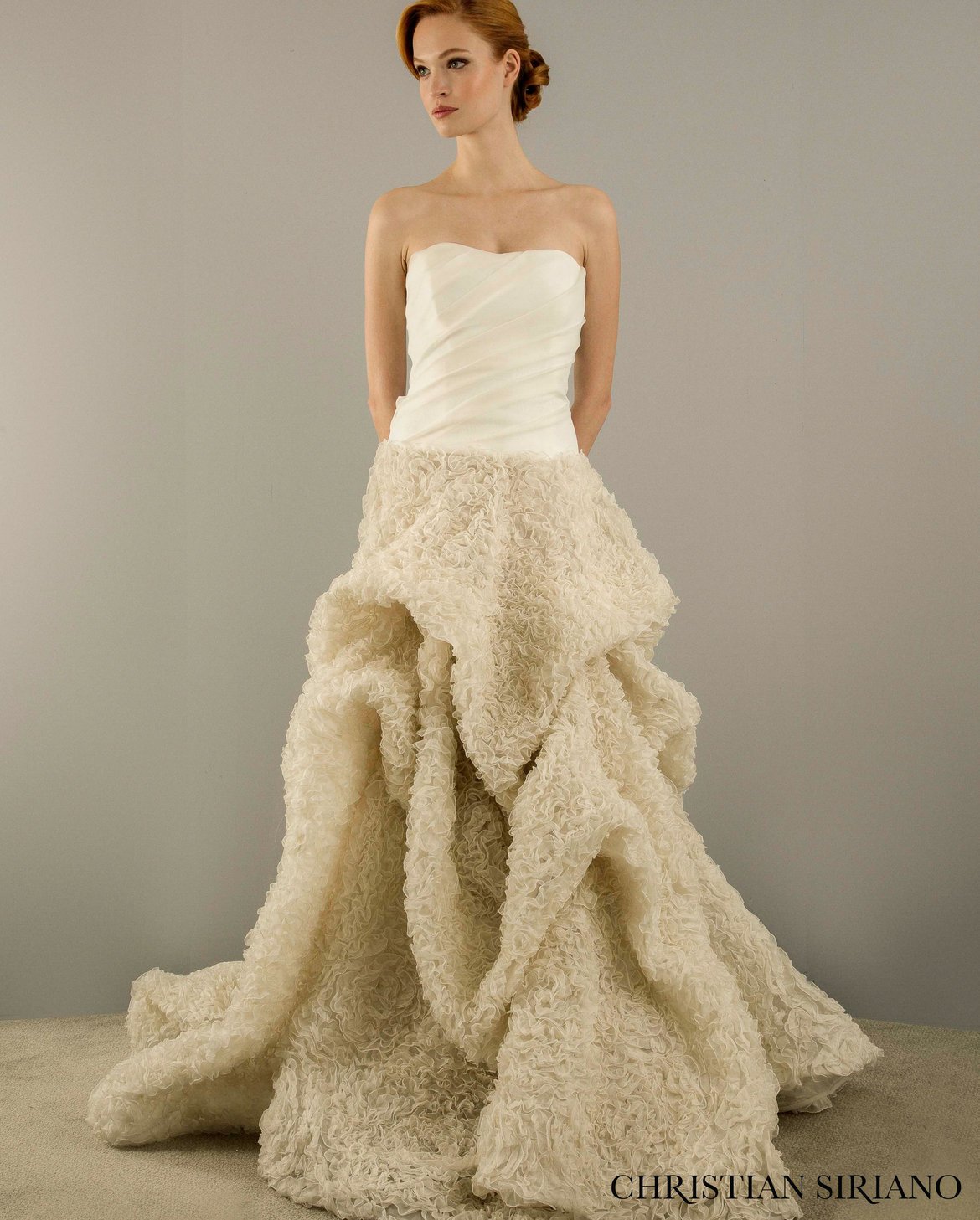 christian siriano wedding dress at kleinfeld