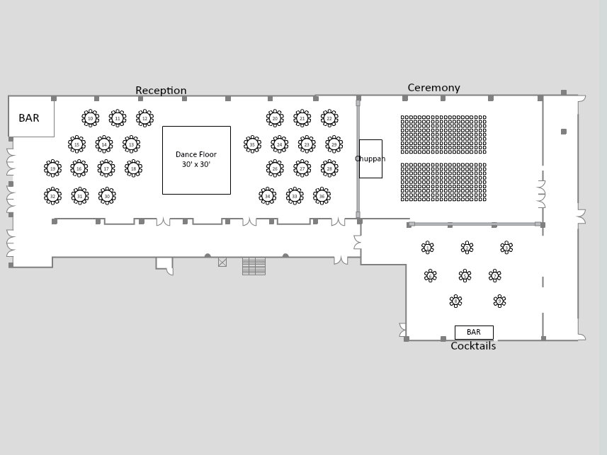 All Seated Seating Chart