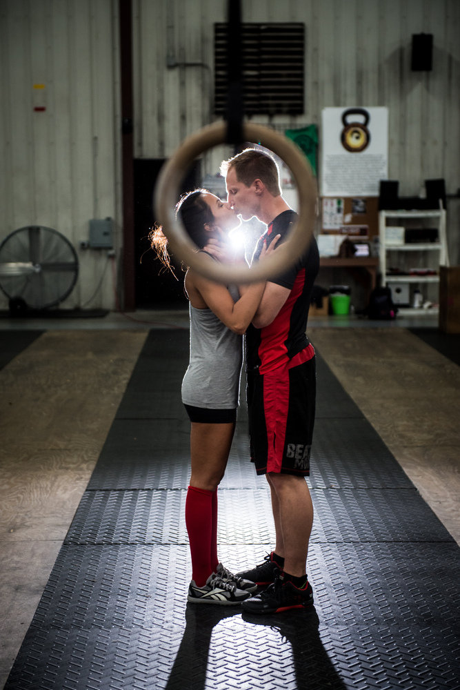 crossfit engagement photo