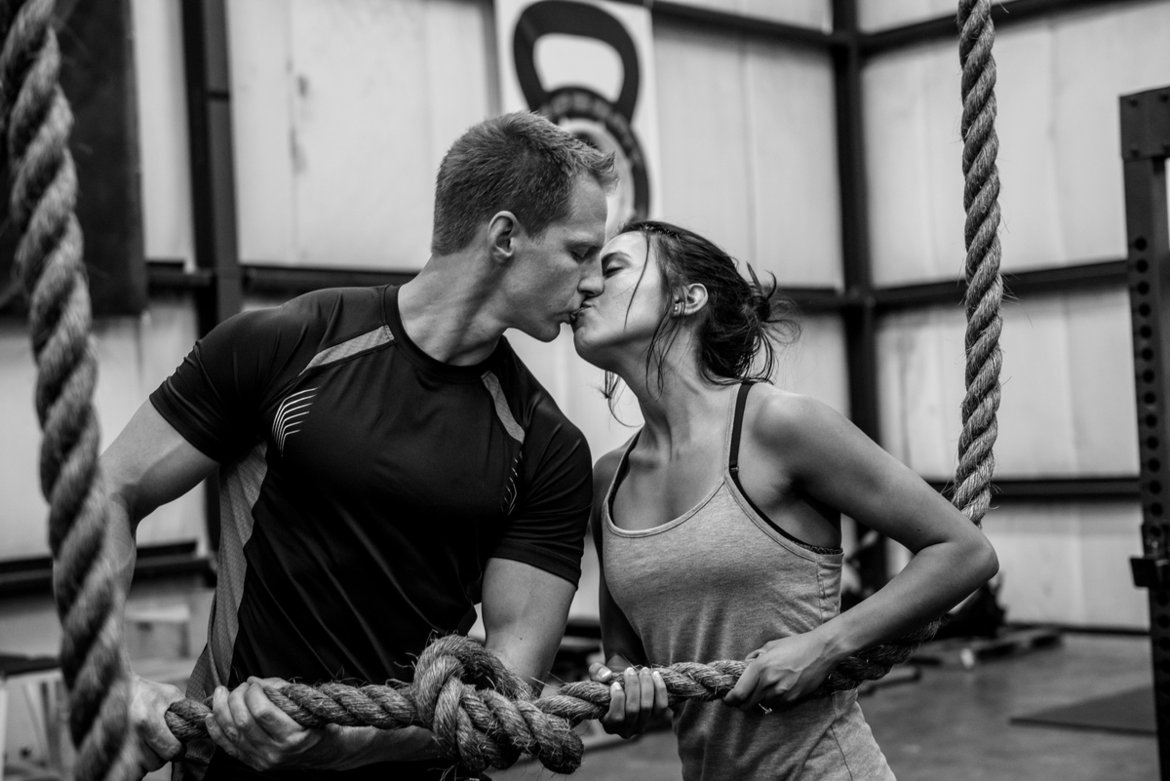 crossfit engagement photo