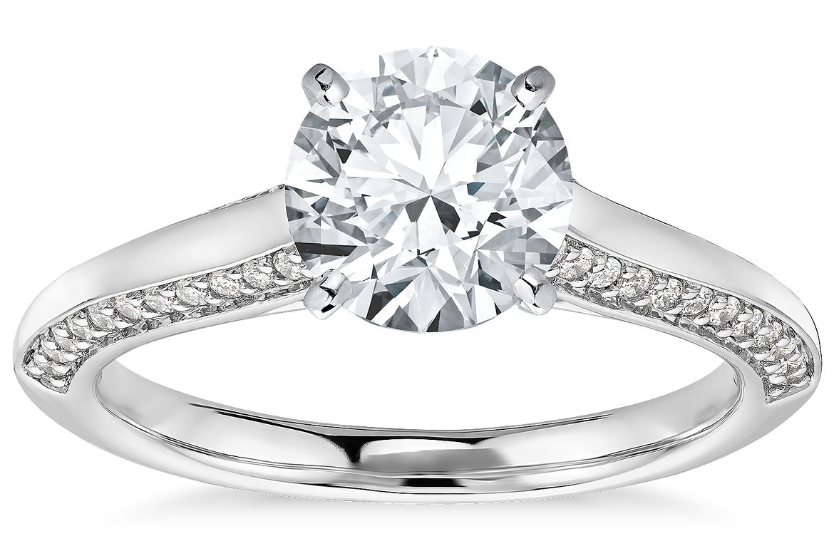 colin cowie cathedral solitaire engagement ring