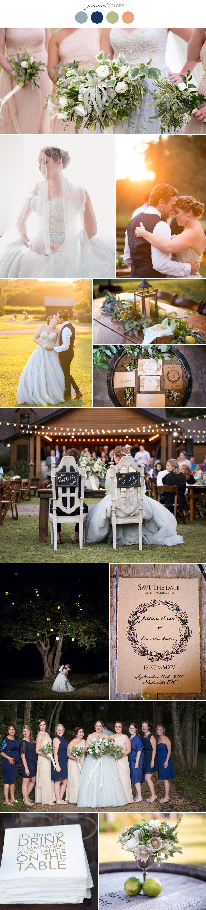 25+ Navy Blue Wedding Color Schemes