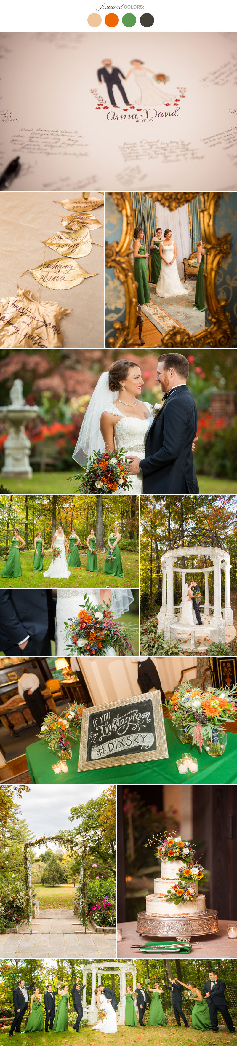 fall wedding colors