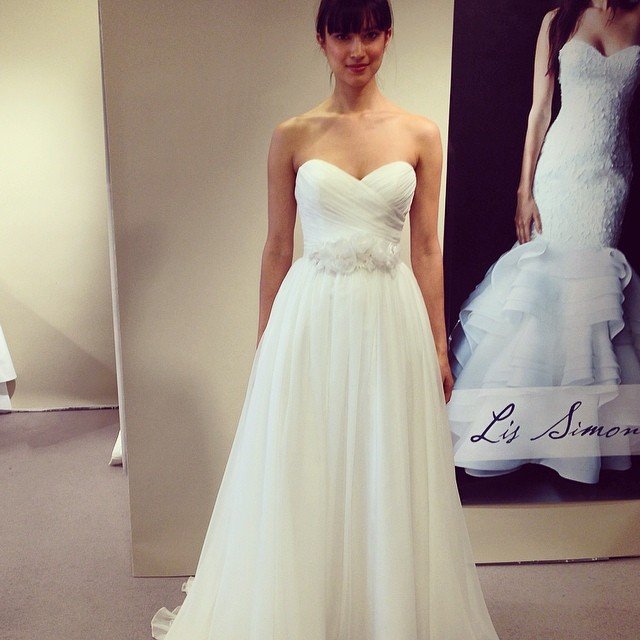 lis simon wedding dress