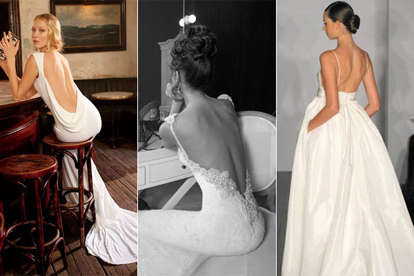 backless wedding dresses
