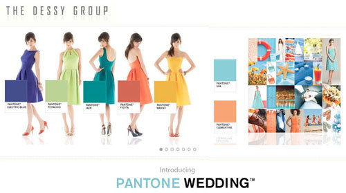 the dessy group pantone wedding