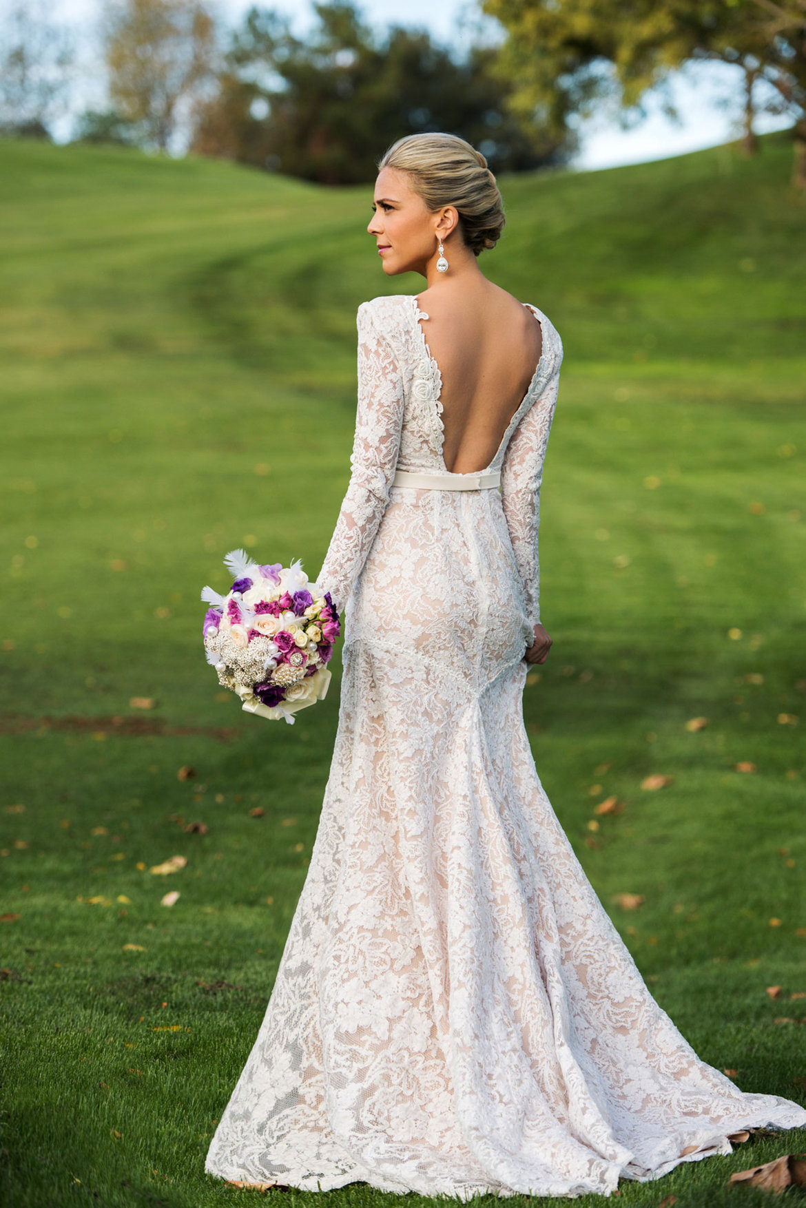 body con wedding dress