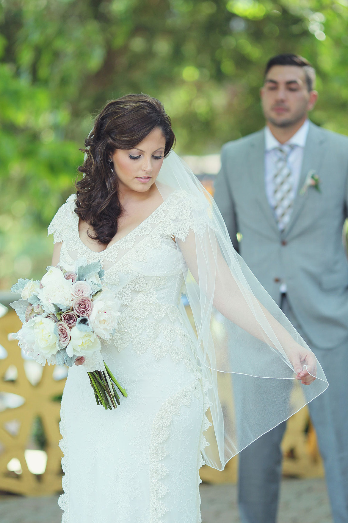 crochet lace wedding dress