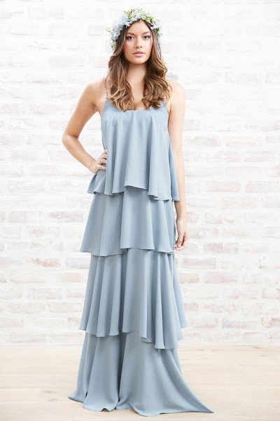 paper crown bridesmaid dresses