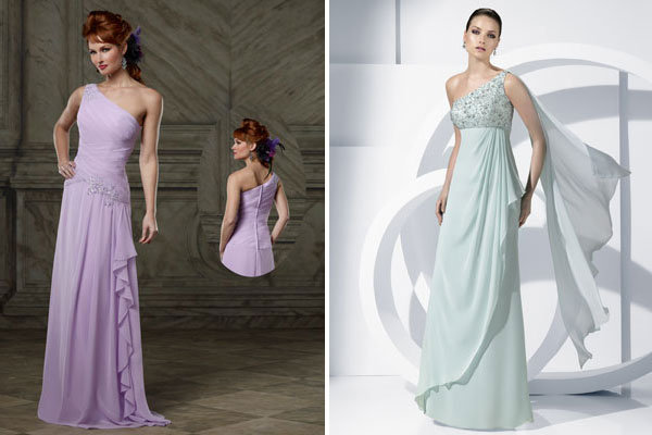 mother of the bride pastel dresses