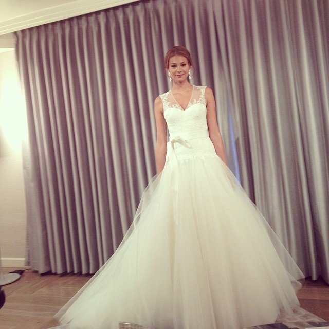 alyne wedding gown