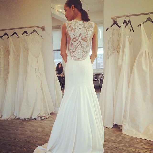 lela rose wedding gown