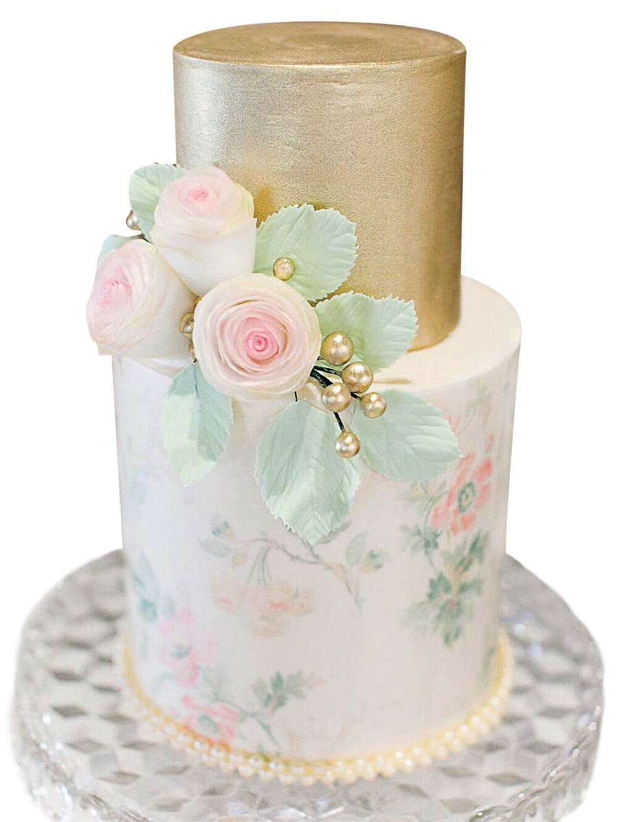 vintage blossom cakes