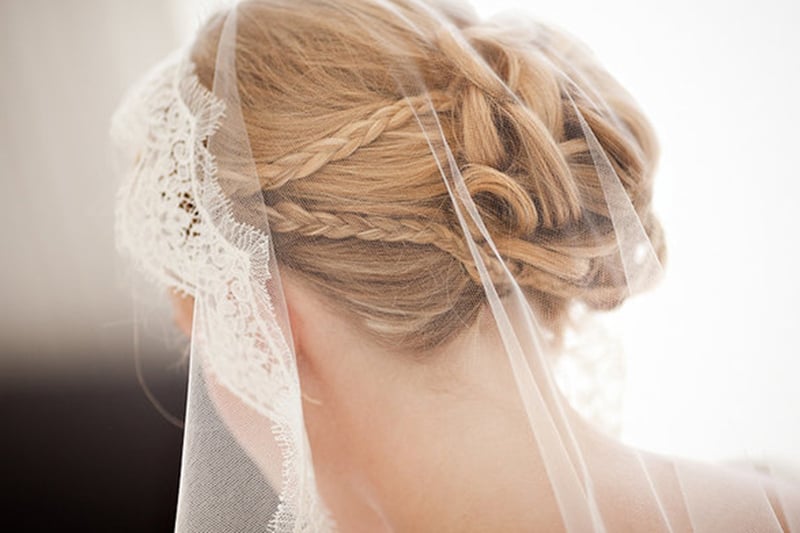 braided bridal hairstyle