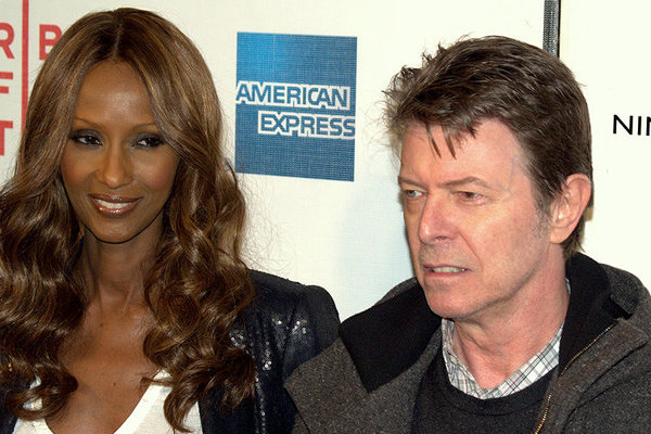 supermodel and rock husband iman and david bowie