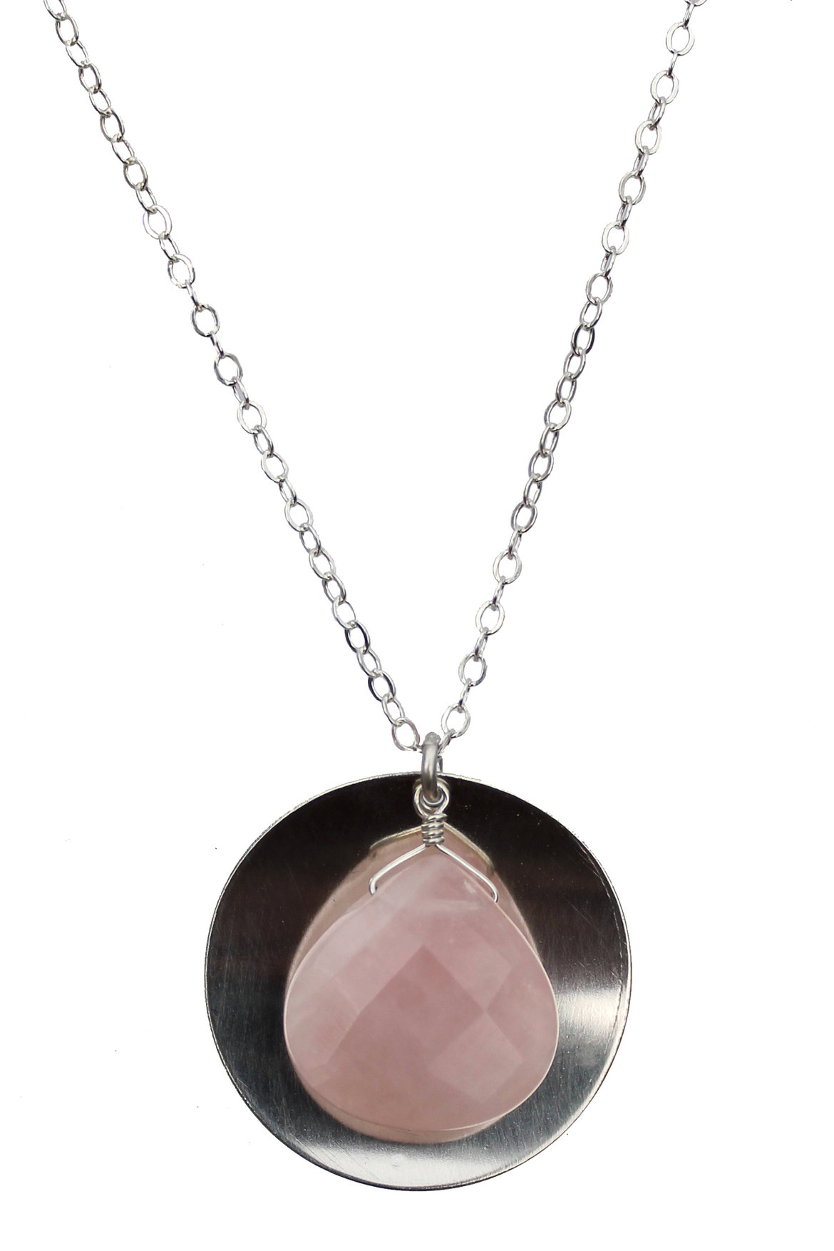 ten2midnightstudios rose quartz necklace