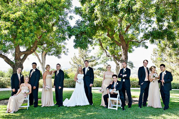 uneven bridal party