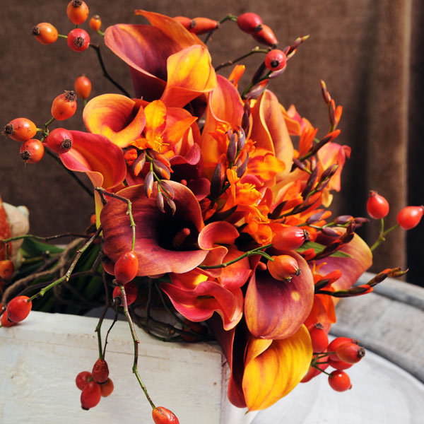 fall wedding flowers