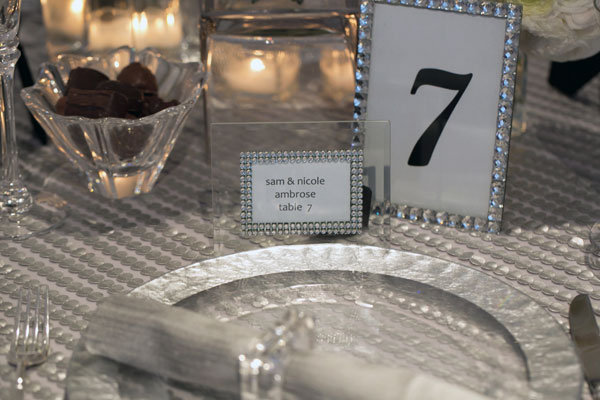 modern white and silver wedding color palette