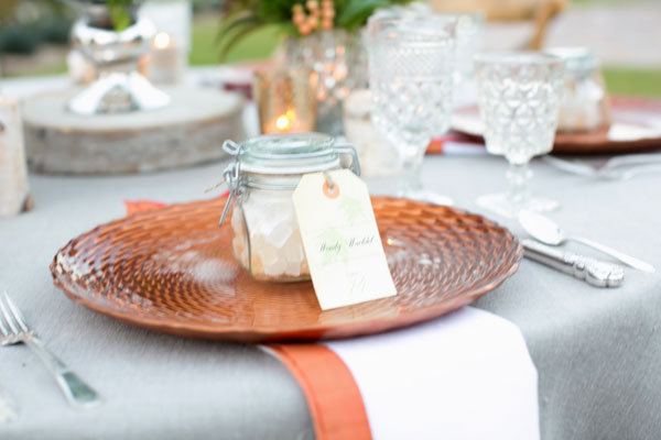 rustic wedding color palette