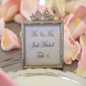 silver and pink wedding color palette