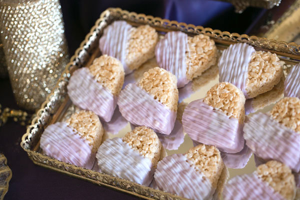  eggplant gold and ivory wedding color palette