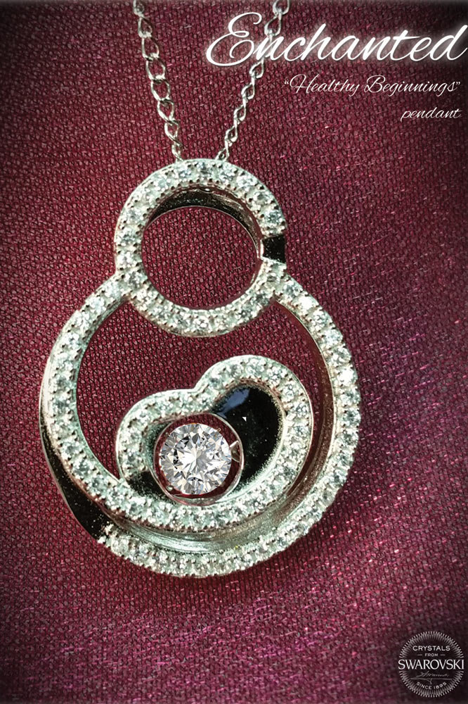 a and e jewelers crystal healthy beginnings pendant
