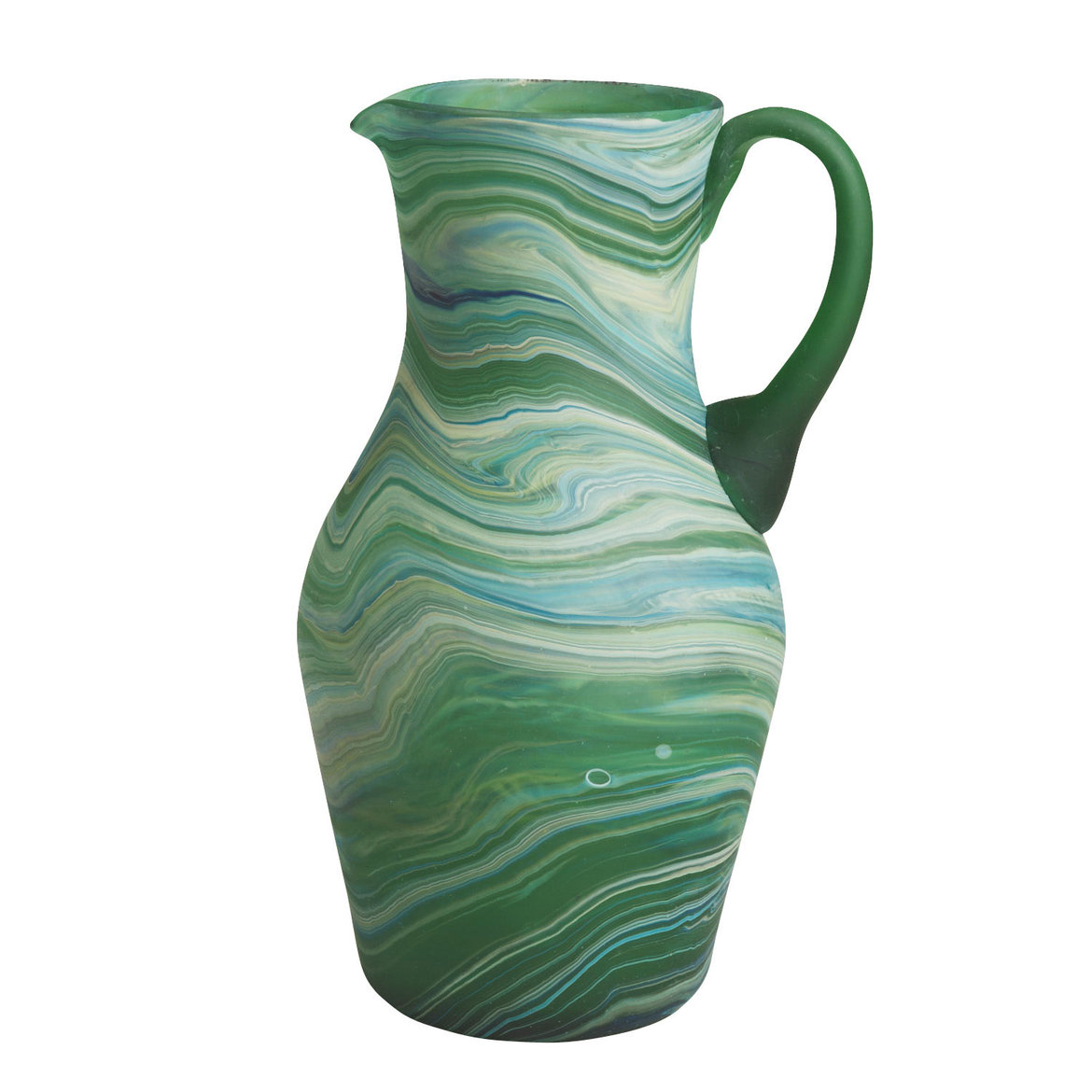 ten thousand villages phoenician green pitcher