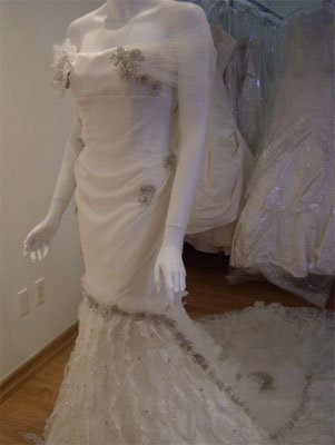 wedding dress by jane wang