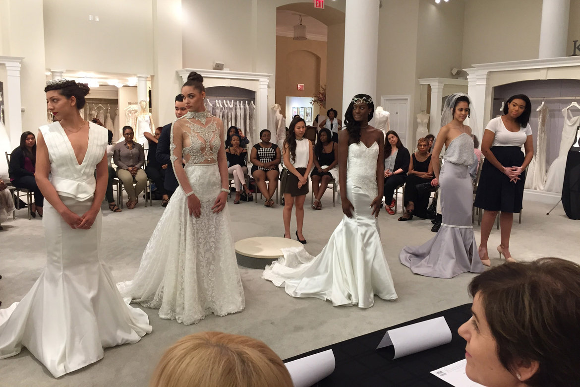 high school of fashion industries wedding gown design competition