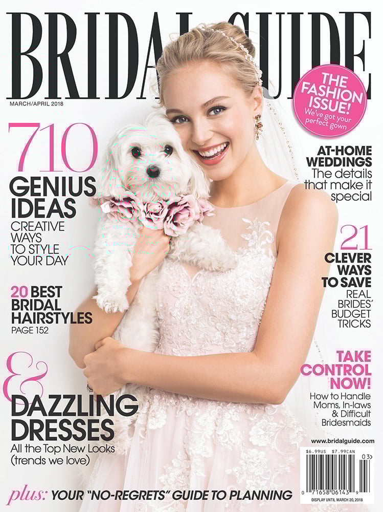 bridal guide march april 2018 cover