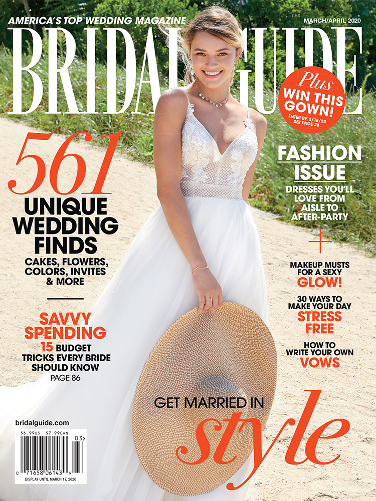 Bridal Guide March April 2020 Cover