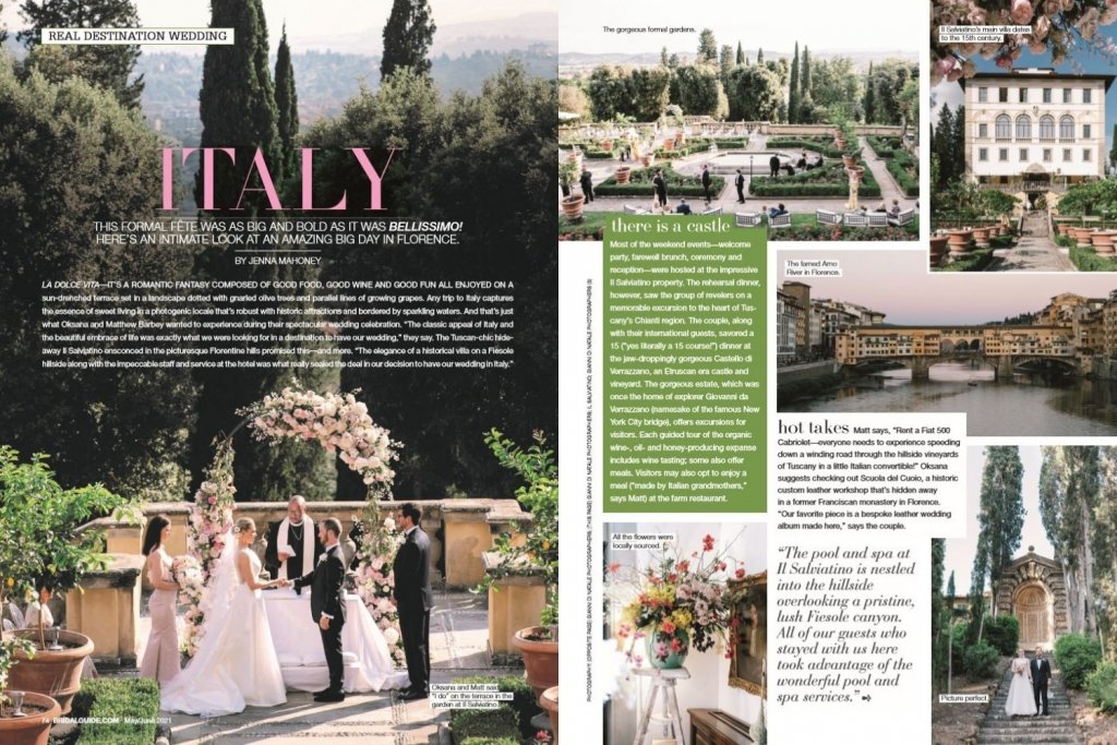 bridal guide italy wedding