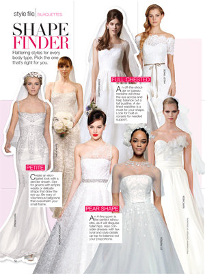 bridal guide november december style finder best dresses for your shape