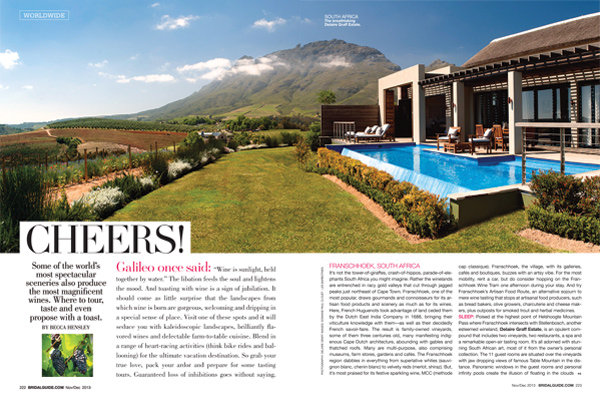 cheers places to go for honeymoon bridal guide november december 2013