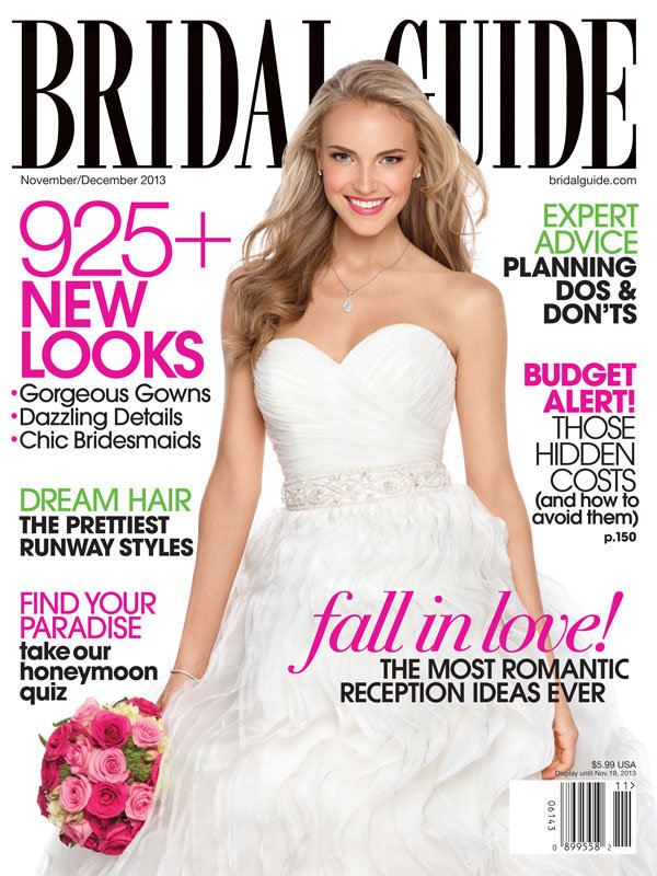 bridal guide november december 2013 cover