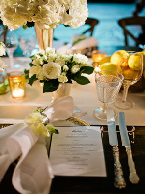jazz age inspired table setting 