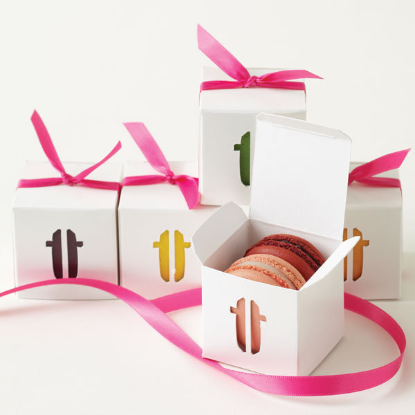 macaron wedding favor