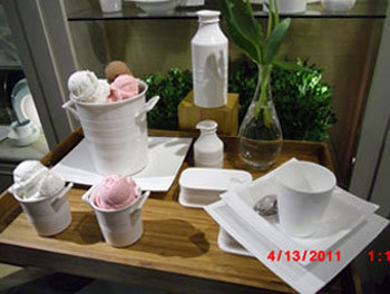 ice cream dishes