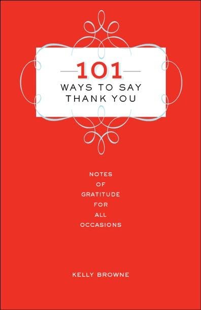 101 ways to say thank you
