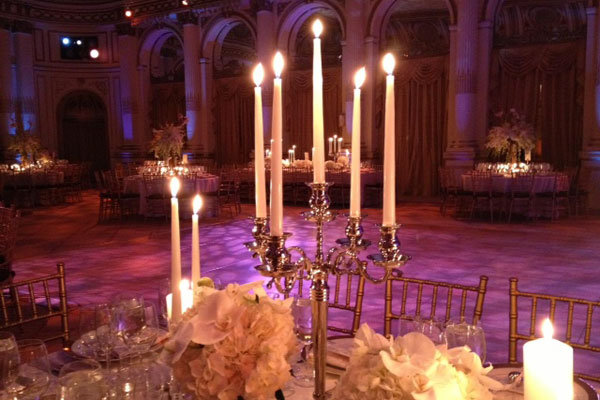 wedding candelabra centerpiece