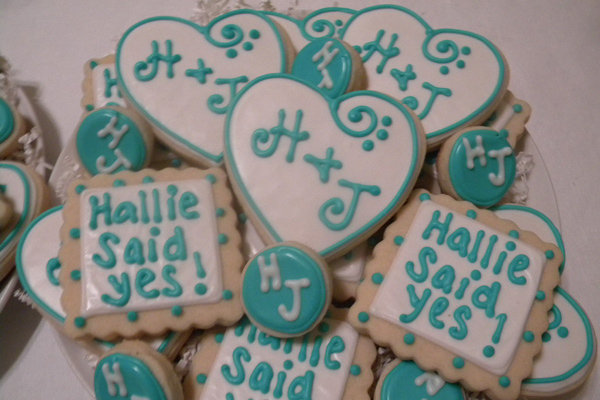 Monogram cookies