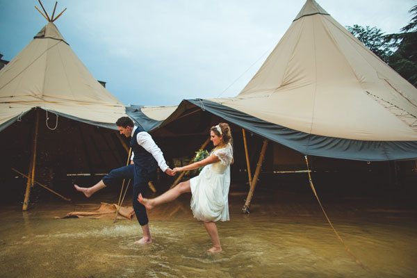 dancing in the rain