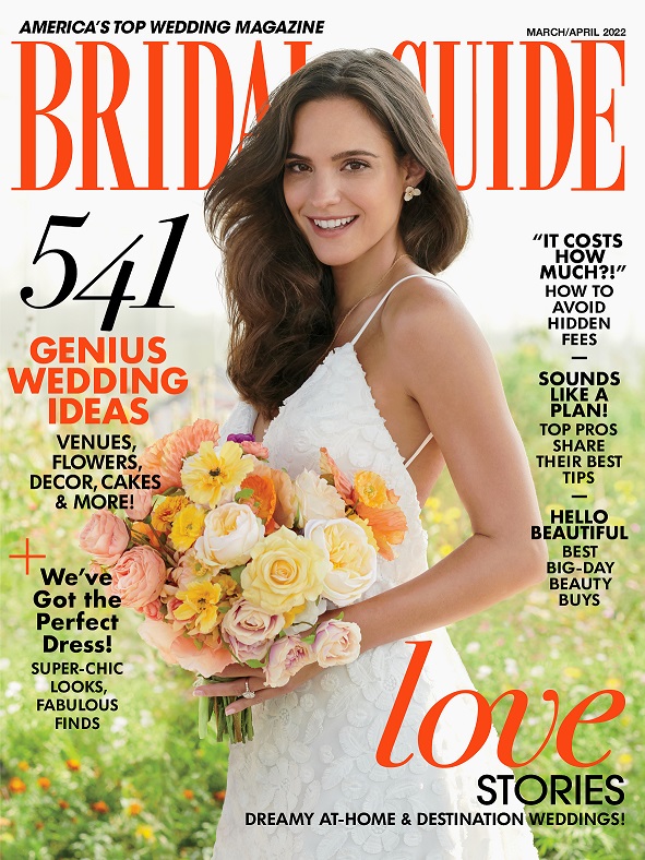 bridal guide march april 2022 cover