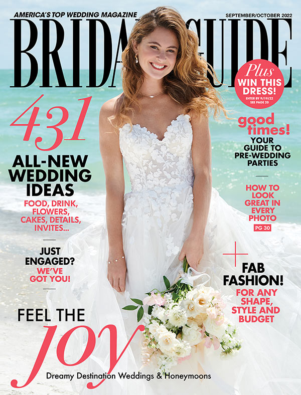 bridal guide september october 2022 cover