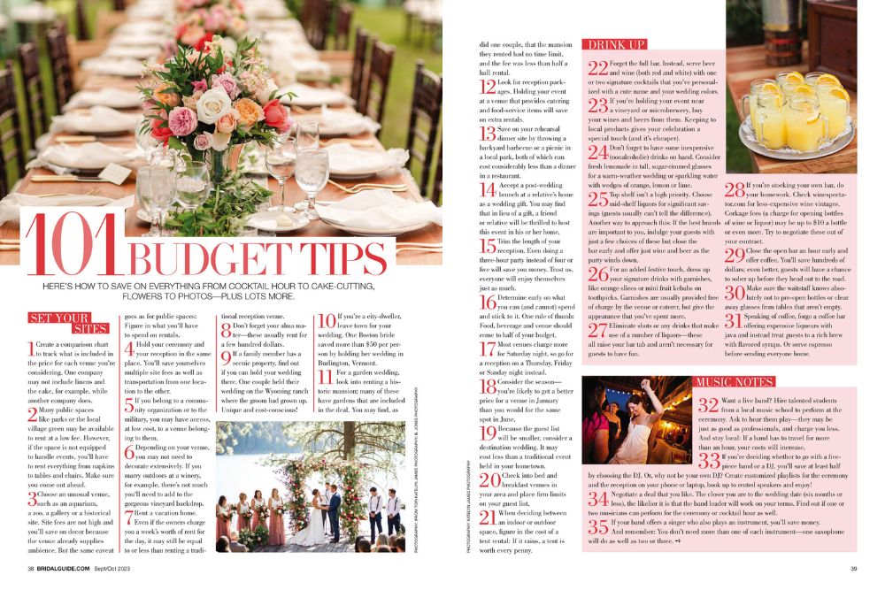 bridal guide september october 2023 