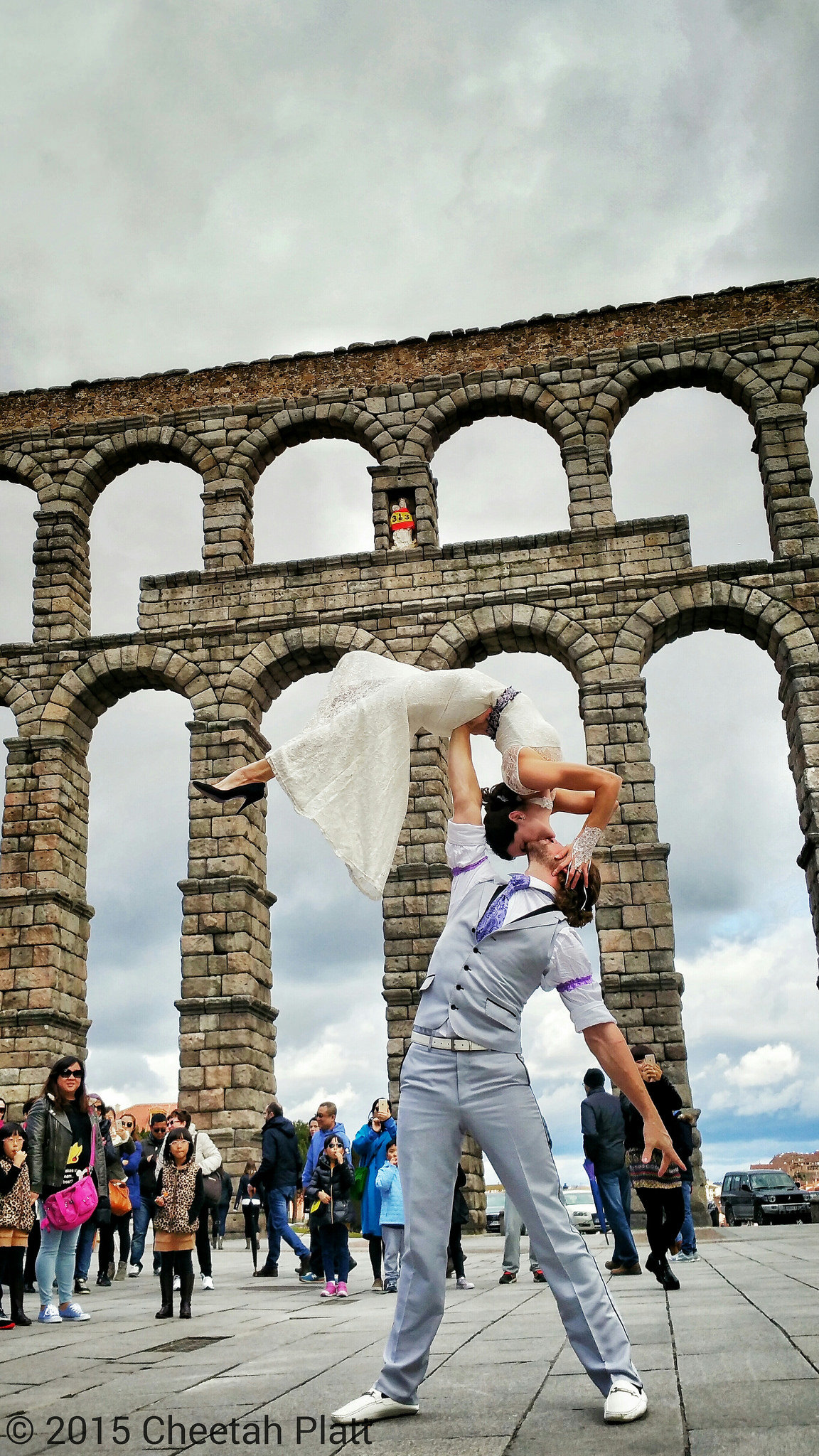 roman aqueduct segovia spain