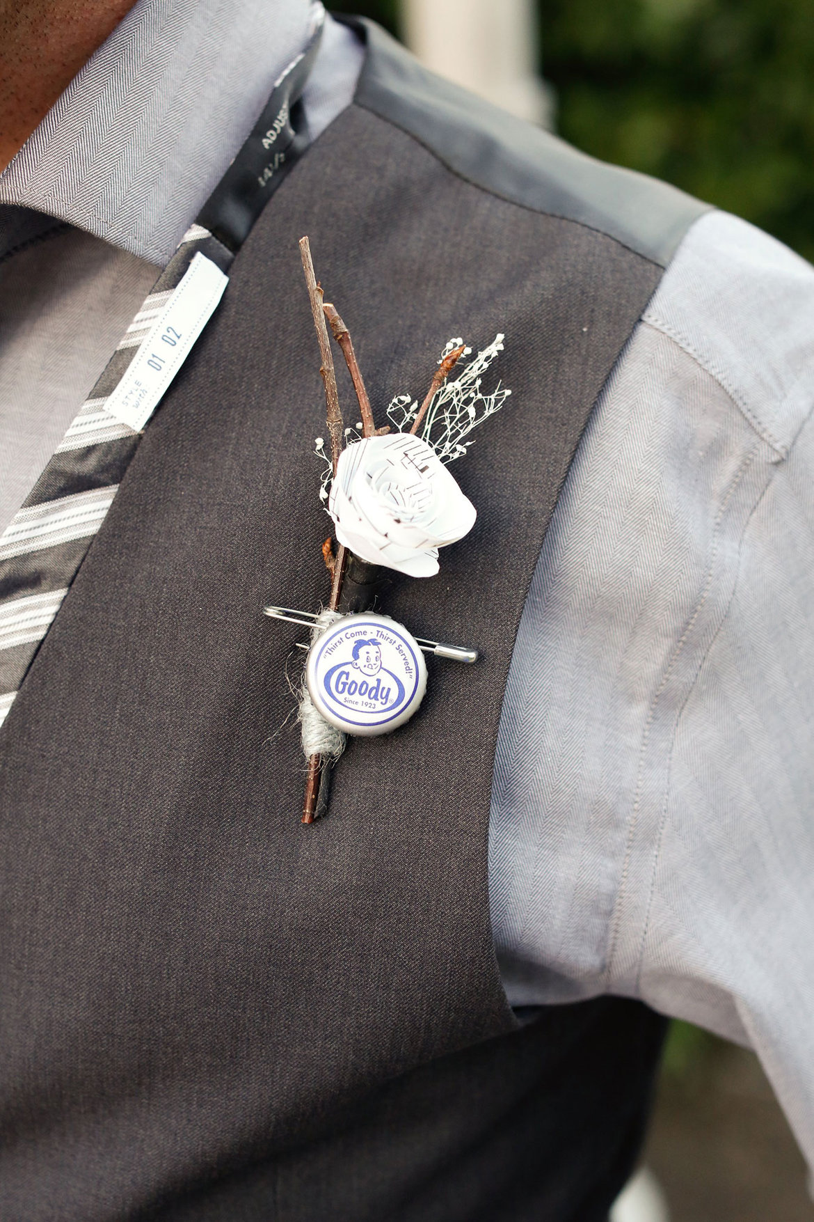 disney wedding boutonniere