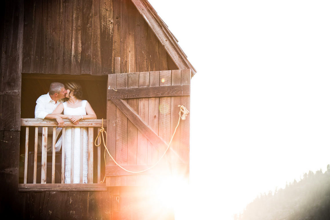 natural light wedding photo