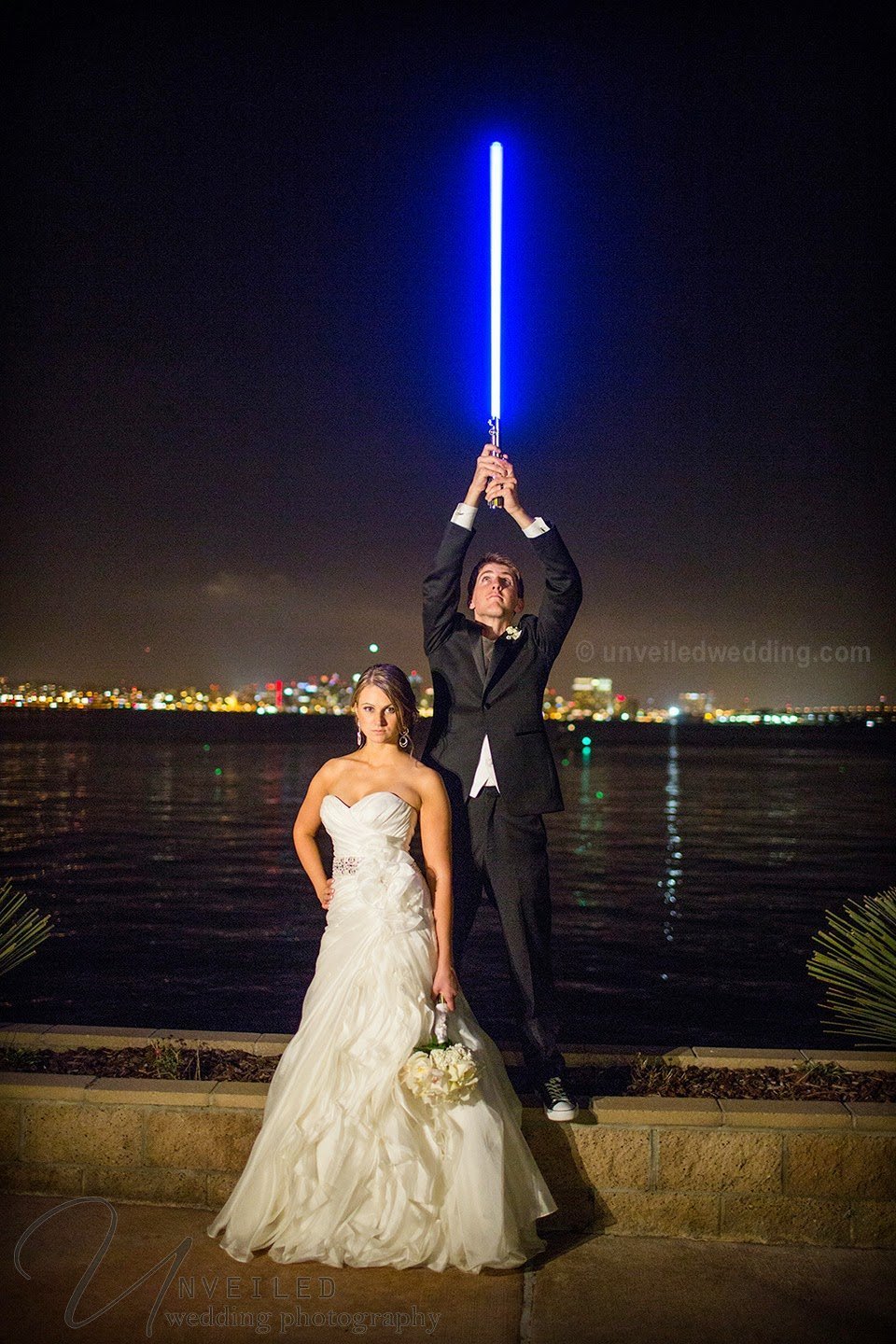 star wars wedding photo